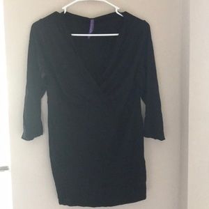 Good-condition black 3/4 sleeve Nursing blouse